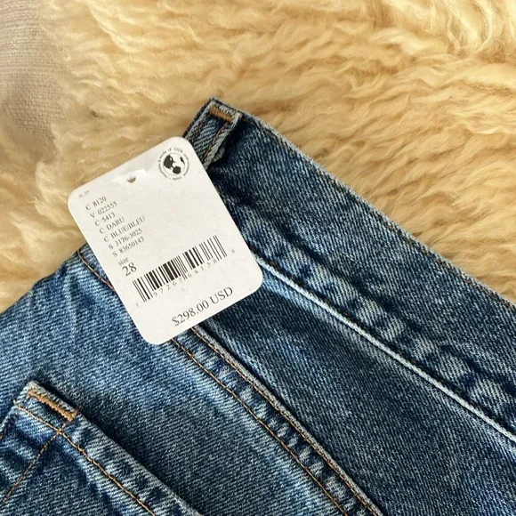 CITIZENS OF HUMANITY free people 
Daru Peri maxi denim Pencil Skirt 28 NW - Picture 6 of 13